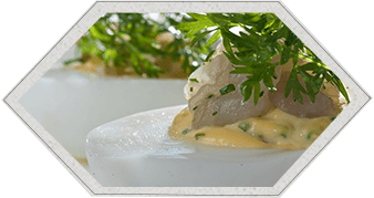 JoJo’s Deviled Eggs with Gulf-Caught Shrimp